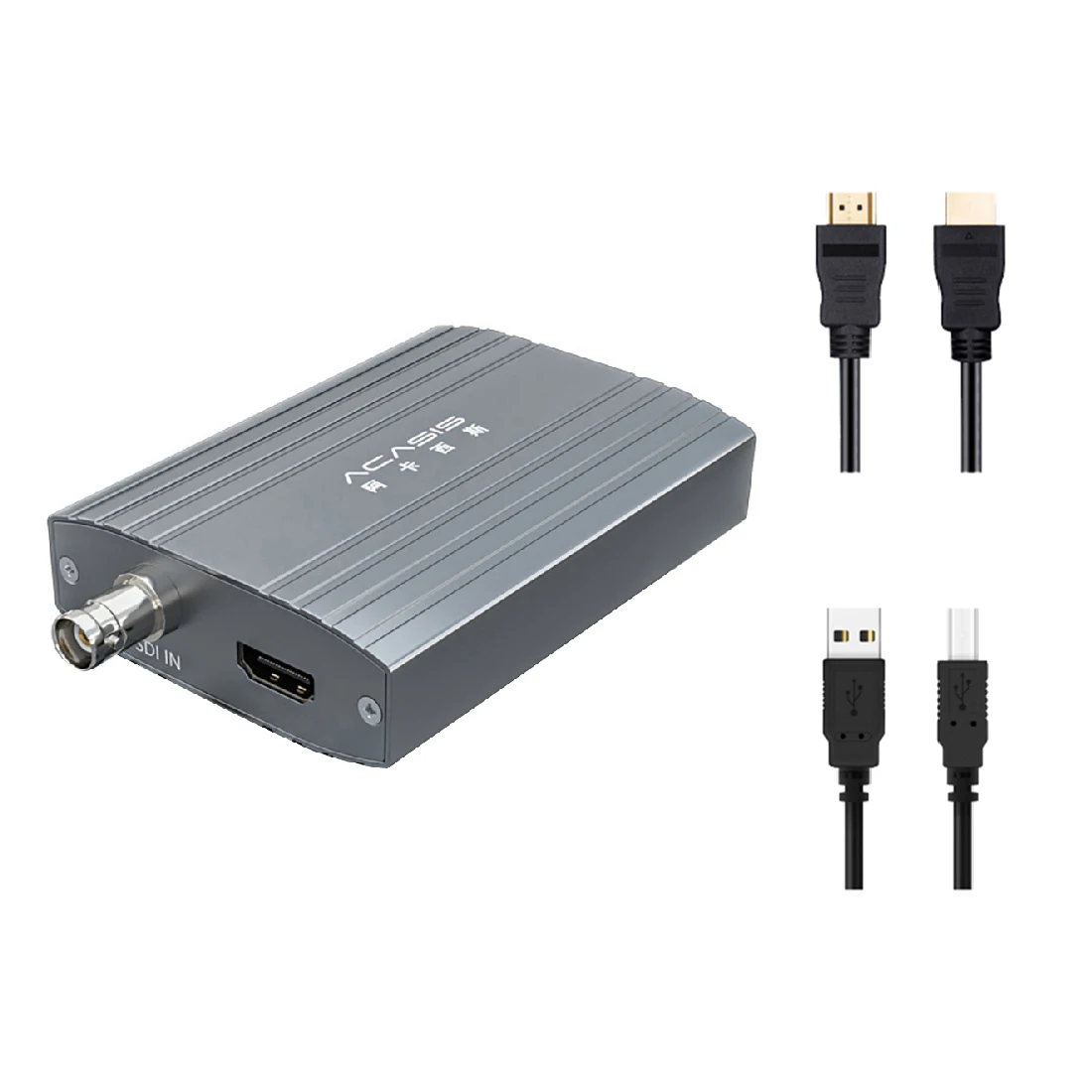 Адаптер видеозахвата Acasis U3SDH 2-канальный для SDI HD USB3.0 коммутатор карт PS4 камеры в