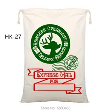 Мешок Санты s 1 шт. Рождественский мешок шнурок вечерние мешок Санты Холщовая Сумка горячая Распродажа подарок Санта-Клауса дети Рождественский мешок