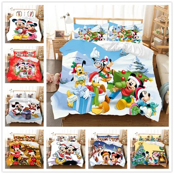 

Mickey Minnie Christmas Bedding Set Duvet Cover Children Bed Set King Size Bedding Set Nightmare Before Christmas Gift