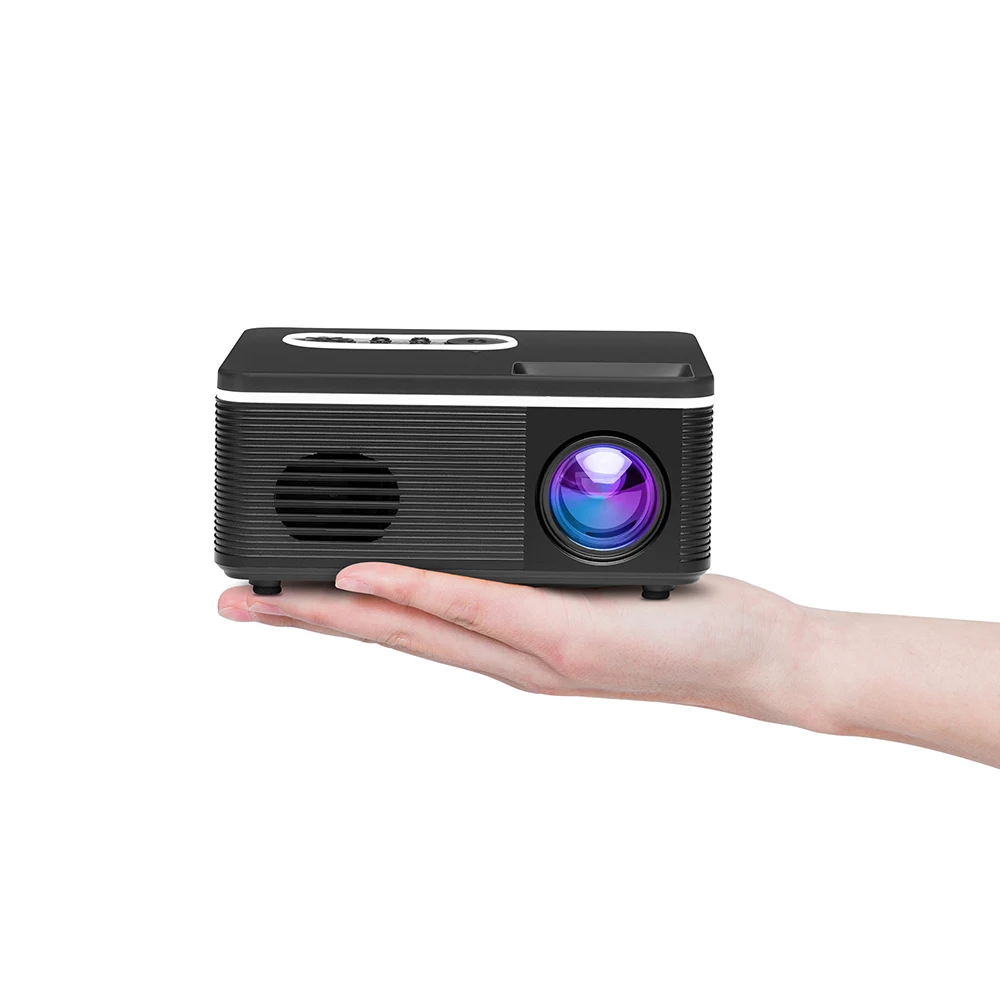 

HD Mini Projector 1920 x 1080P Portable LED Light USB AV Port HDMI Mini Projector Home Media Player LED Projector