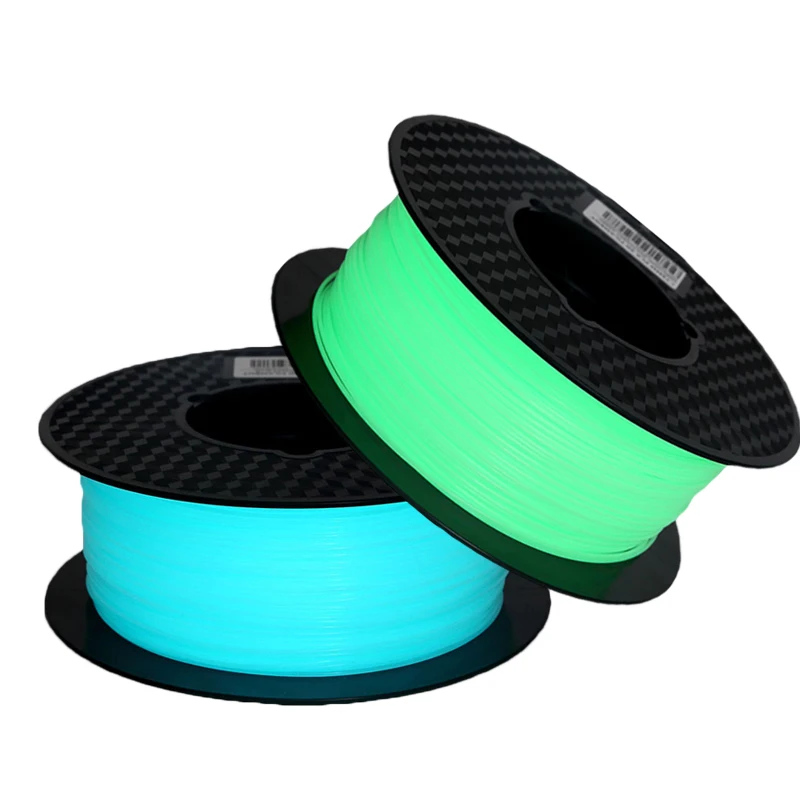 

Noctilucous 3D Printer Filament PLA 1.75mm 1Kg Noctilucent 3D Printing Material Glow in the Dark Noctilucous Blue Green Purple