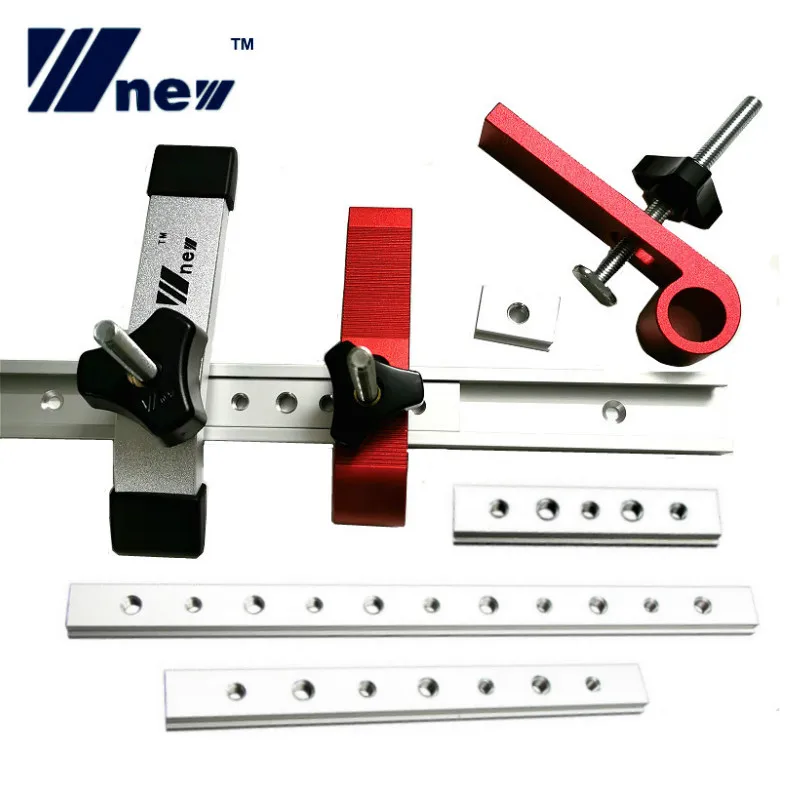 Woodworking Chute Clamping Blocks Platen Miter Track Slider Bar ...