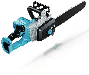 Online 2000W Rechargeable Chainsaw Makita 18v Battery Chainsaw Bracket Felling Electric Saw LithiuMAm Ion BL1830 BL1840 BL1850B BL1860B