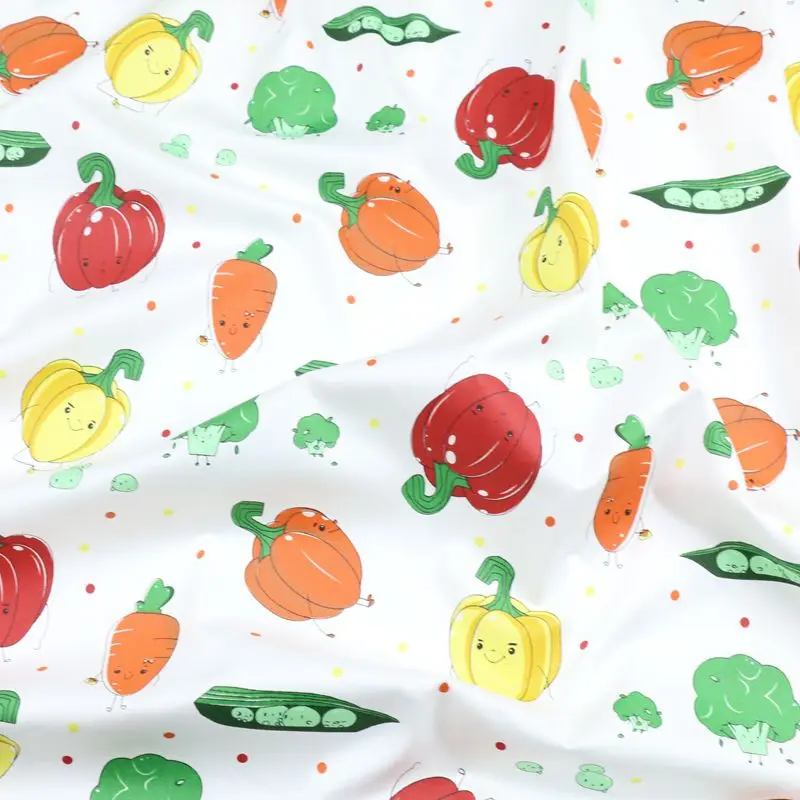 160 см* 50 см Сквош овощи хлопок ткань комплект кровати «сделай сам» стеганое платье Лоскутная Ткань Дети ручной работы Шторы Декор ткань