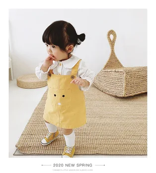 

2020 Girls 2 PCS Set Dress+Blouse Spring Summer Kids Girls Suits 0-4 Years