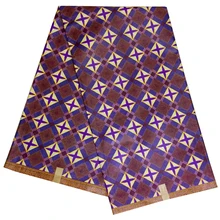 African Dashiki Clothing Guaranteed Veritable Dutch Wax Cotton Fabric Fashionable Pattern Print Veritable Dutch Wax 6 Yards