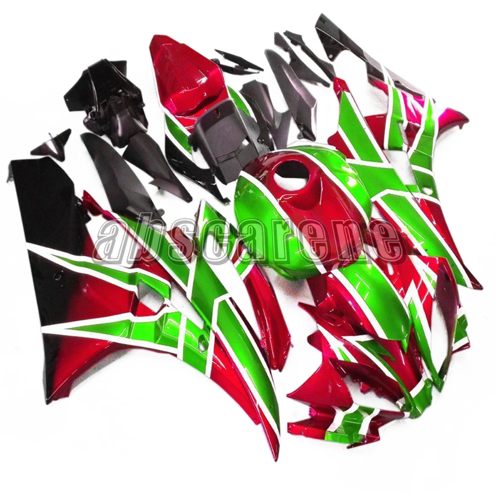 Инжектор полный обтекатель комплект для Yamaha YZF600 R6 yzf 2008- 09 10 11 12 13 14 15 16 ABS Кузов мотоцикла глянцевый красный зеленый