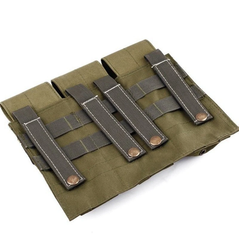 Страйкбол военный Пейнтбол MOLLE Тройной Журнал Mag Pouch 1 M9 Beretta Sig 226 или Glock 17/19/23 M14 Ak47