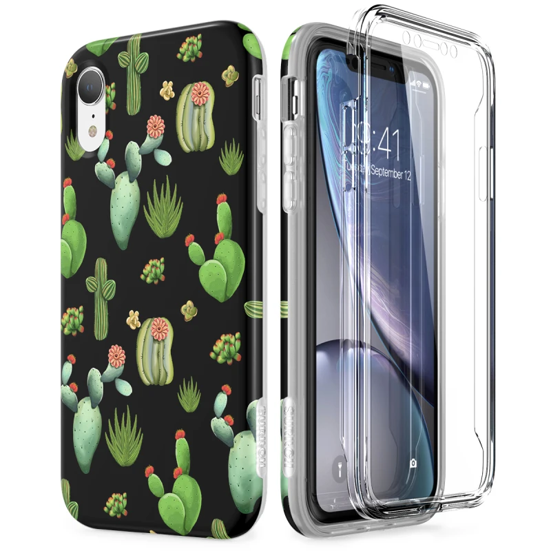 Чехол для iPhone 7 8 6 Plus XR X XS Max 360 полноразмерный с защитной пленкой экрана мраморный