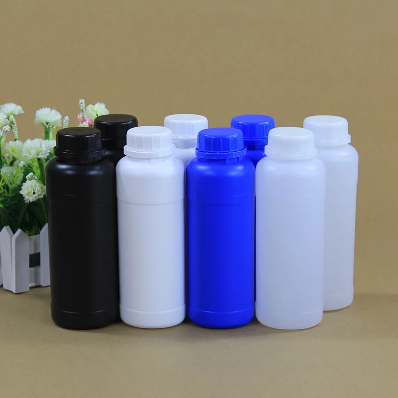 500ML Empty Plastic Bottle Chemical Liquid Disinfectant Storage Container Airtight Sealing Reusable Bottle 1Pcs