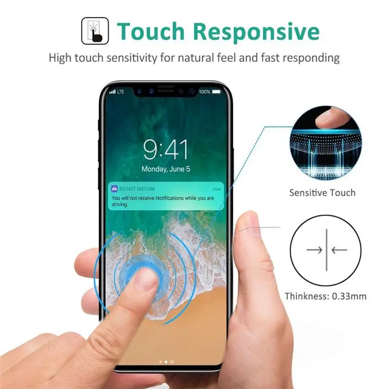 Закаленное стекло с полным покрытием 2.5D HD Защита экрана для iPhone 7 8 Plus SE 2020 пленка