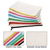 12Pcs Multipurpose Cosmetic Bag Makeup Pouches with Zipper Canvas Bag Pencil Pouch Travel Toiletry Bag for DIY Design 3