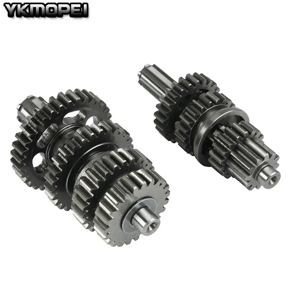 LF125 Transmission Gear Box Main Counter Shaft Assy For lifan 125 1P52FMI 125cc Horizontal Engine kayo BSE Dirt Pit Bike Parts | Автомобили