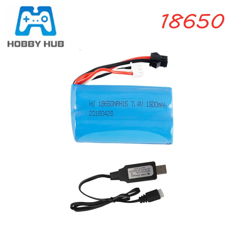 Lipo аккумулятор 7 4 В 1500 мАч для Udi U12A Syma S033g Q1 TK H101S RC игрушки лодки автомобили танки