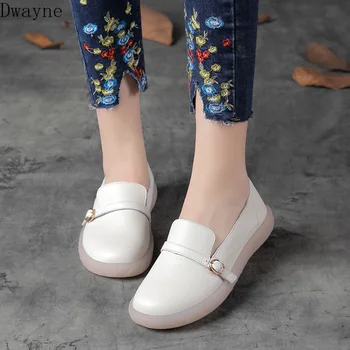 

Nurse shoes summer breathable soft bottom non-slip maternity shoes summer wear a pedal women's shoes Sen retro wide fat feet