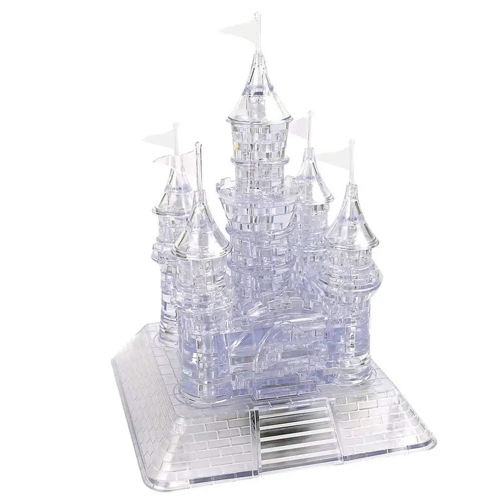 Original 3D Crystal Puzzle Deluxe Castle Clear 