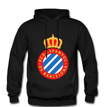 

Men's Football Shirt Off White Gym Couture Hip Hop 100% Cotton Print Hoodie Men RCD Espanyol Hoodies Sweatshirt Moletom
