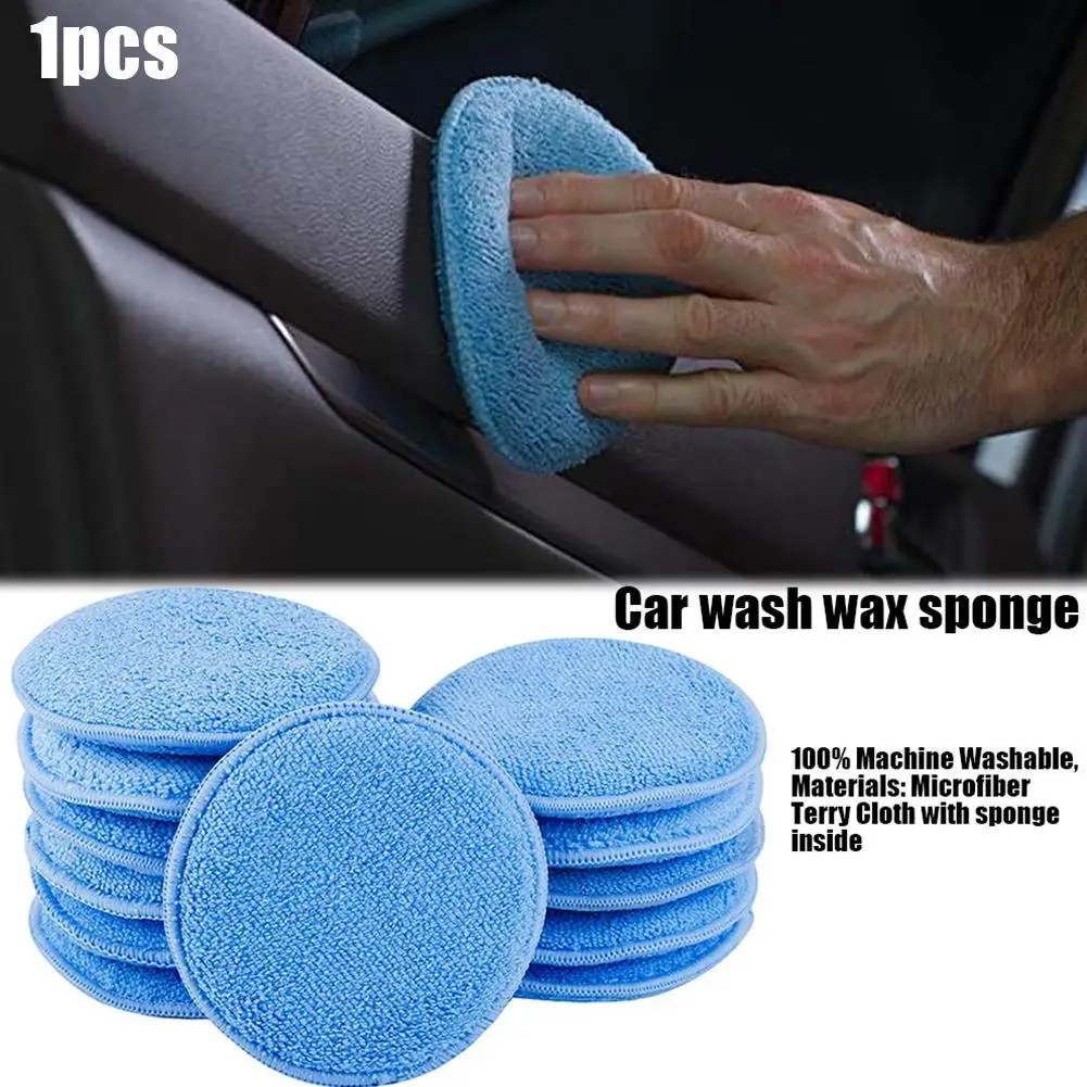 Car Waxing Foam Sponge Pads paint cleaner Suitable for polishes car polish Mihify polishing sponge 12PCS Car Waxing Polish Microfiber Foam Sponge Applicator Cleaning Detailing Pads 