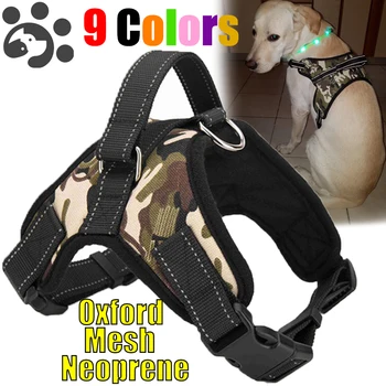 

Reflective Dog Harness Lead Collar Adjustable K9 Harness Vest Chewproof Dog Harness for Large Small Dog Chihuahua Pitbull MP0001