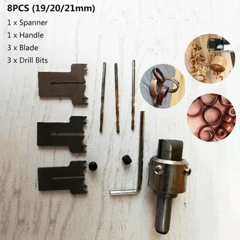 

Ring Drill Bit Multifunction Wooden Thick Ring Maker High Speed Steel Wood Tool Bead Maker Kit
