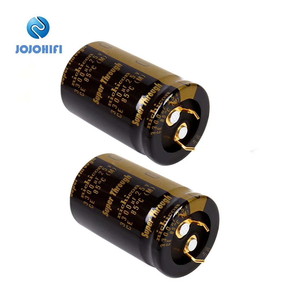 1pcs-5pcs 3300uF 25V 25x40mm Nichicon Pitch 10mm 25V/3300uf KG Super Through Electrolytic Capacitor w/Gold-plated Copper Feet nichicon 10000uf 80v 63x80mm type iii kg super through pitch 25mm 80v 10000uf electrolytic capacitor gold plated copper feet