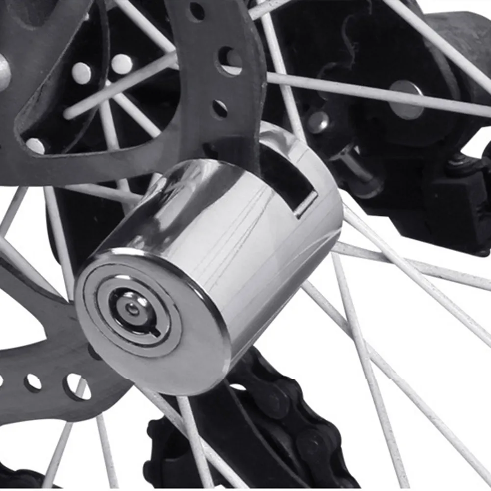 Водонепроницаемый велосипедный дисковый тормоз замок для безопасности велосипеда Блокировка колеса прочный сплав SD669