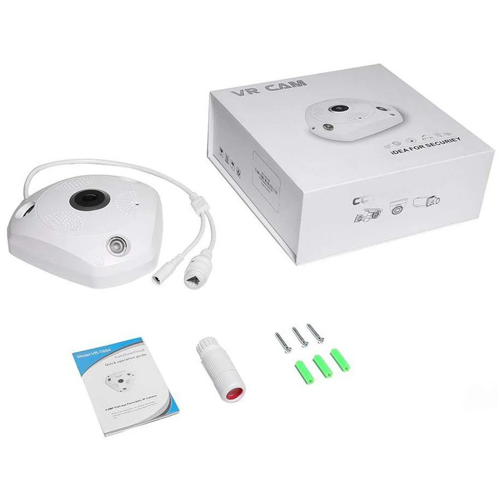 3.0MP HD WIFI IP 1536P камера 360 рыбий глаз панорамная WiFi наблюдения инфракрасная Домашняя