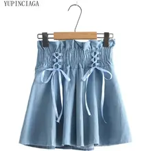 New Summer Women Skirt retro casual high-waisted A-line skirt loose denim skirts Korean Style kawaii mini skirts Girl YUPINCIAGA New Summer Women Skirt retro casual high-waisted A-line skirt loose denim skirts Korean Style kawaii mini skirts Girl YUPINCIAGA