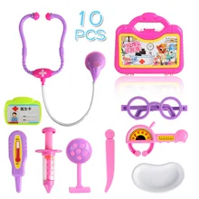 Детский набор игрушек для доктора, семейный медицинский набор, игрушка для ролевых игр, медицинские аксессуары, портативный чемодан, детские игрушки