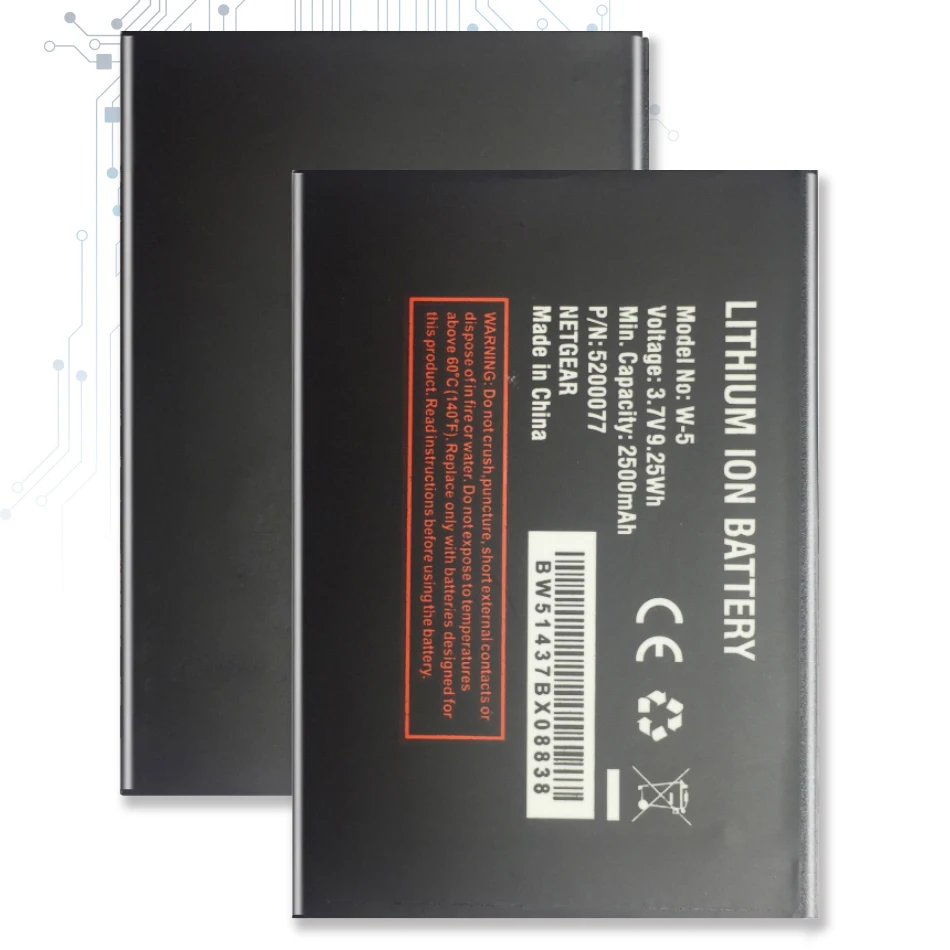 W-5 Аккумулятор для Netgear Sierra 770S 771S 790S 782S Bateria беспроводной маршрутизатор Aircard 2500mAh
