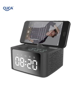

CUCA B1 Multi Digital Alarm Clock Portable Bluetooth Speaker Wireless Subwoofer Alarm Clock Stereo Speaker Support TF Card AUX