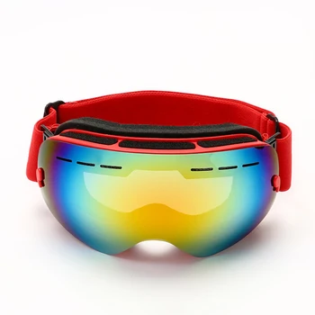 

ROBESBON Comma large sphere ski goggles TUP frame Double layer anti-fog lens (can put myopia glasses）snowmobile snowboard goggle