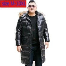 Новое поступление Высокое качество X-long Bright Face пуховик мужской очень большой утолщенный толстый Повседневный размера плюс MLXL2XL3XL-9XL10XL