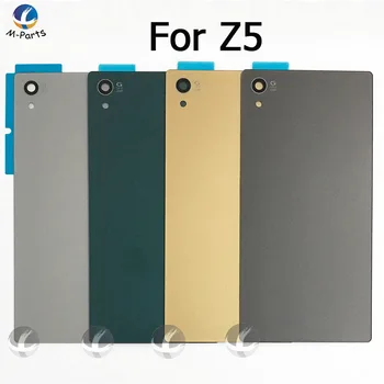 

Back Rear Glass Cover Housing For Sony Xperia Z5 E6603 E6633 E6653 E6683 Battery Door Lid Shell Case Part +LOGO+Adhesive+ NFC