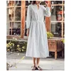 Lamtrip Romantic Flowers Stitch White Long Dress Mori Girl ► Photo 3/6