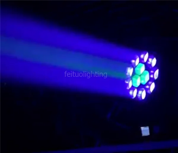 4x с fly Чехол 12x40 Вт rgbw 4 в 1 пчелиный глаз светодиодный зум луч мыть движущаяся голова сценический dj светильник