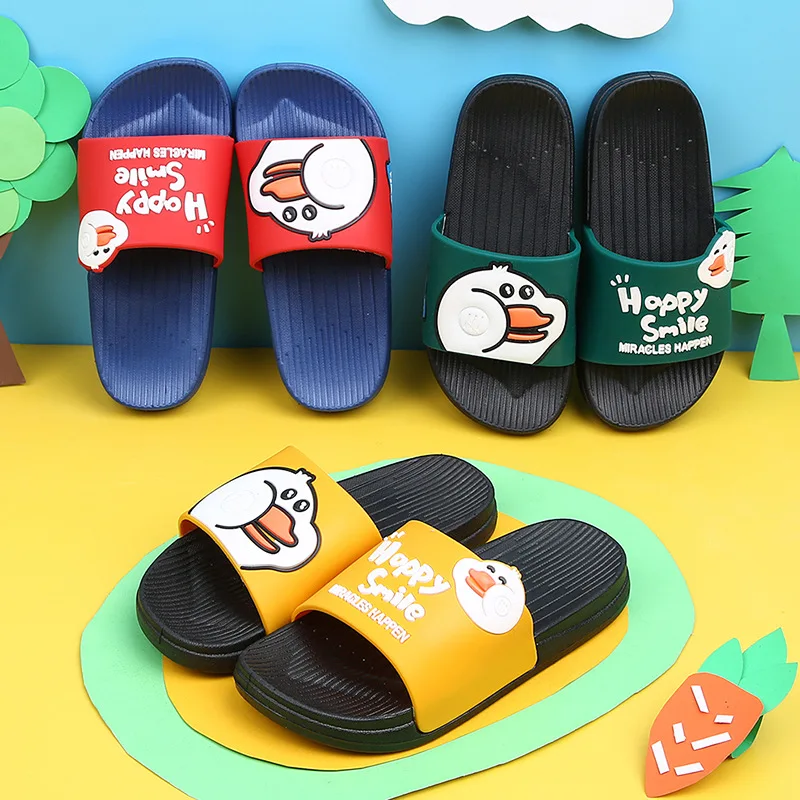 2020 Summer Boys Girls Slide Sandals Home Children Outdoor Beach Pool Sandal Soft Anti-Slip Bath Slippers for Little Kid/Big Kid