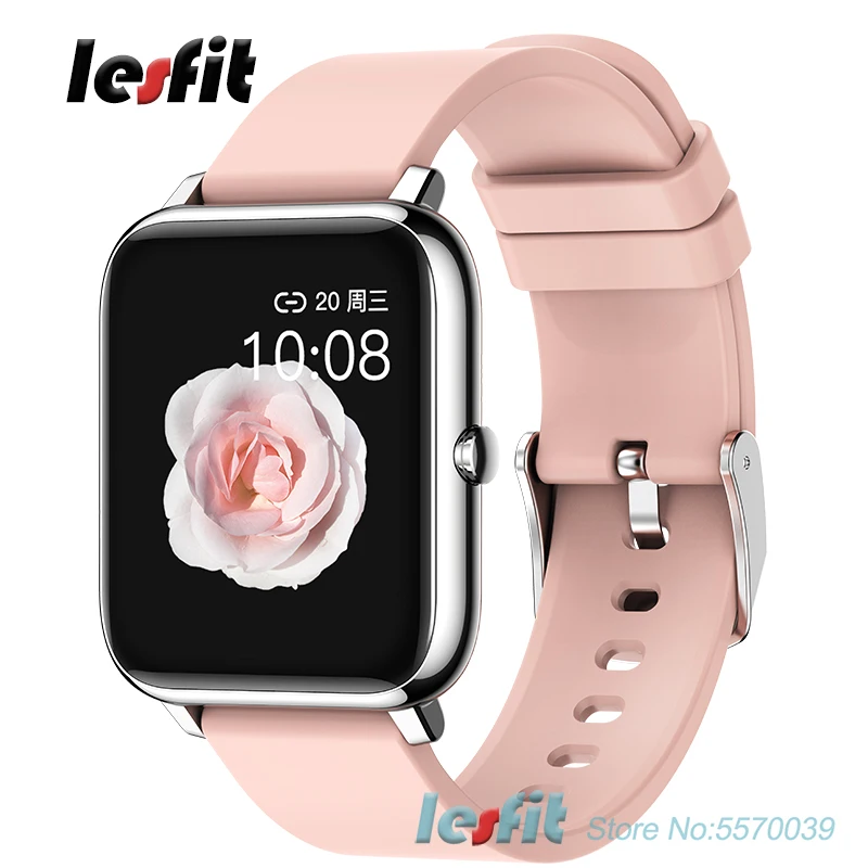 Lesfit Smart Watch Full Touch da donna Smartwatch rosa orologio sportivo  impermeabile per Android IOS Clock Fitness Tracker Smartwatch|Smart  Watches| - AliExpress