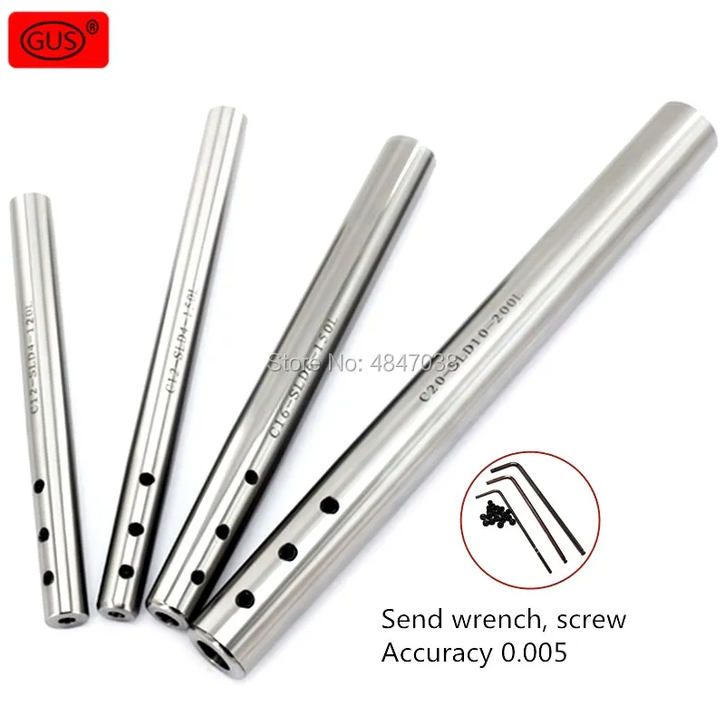 

Precision C8 SLD3-4 C10 SLD3-6 C12 SLD3-8-100L 150L C16 SLD4-SLD10 side lock extension rod straight slim shank deep hole process