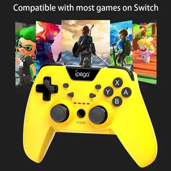 

ipega PG-SW012 Wired Controller Gamepad Dual-Vibration Turbo 3-Meter Cable Yellow / Blue for N-Switch/PS3/Android and Computer