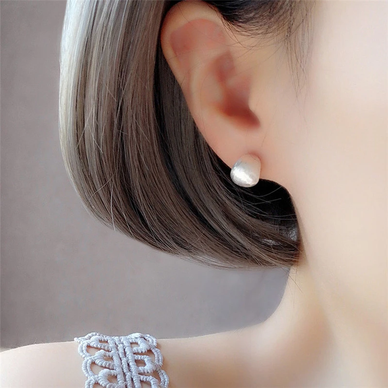 シンプルな起毛イヤリングクールスタイルおしゃれなショートヘア女の子のスタッドのイヤリング Stud Earrings Aliexpress