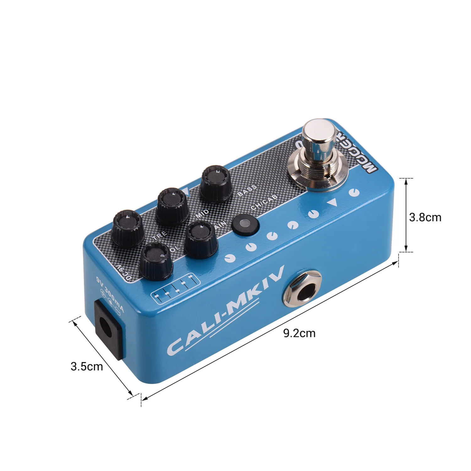 Mooer MICRO PREAMP серия 017 CALI-MKIV цифровой предусилитель гитарная педаль моделирования кабинета двойной Каналы 3-полосный