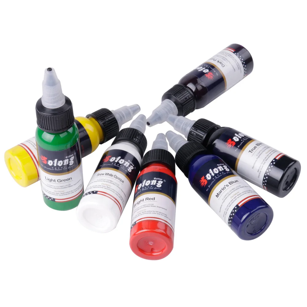7/14/24 Colors 30ml/bottle tattoo ink permanent Body Arts pigments for microblading pigment Makeup tattoo ink set
