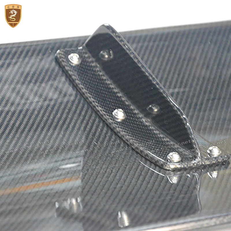 CSSYL настоящий углеродное волокно GT Крыло задний спойлер универсальный авто