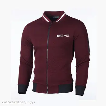 

2020 Stand collar car jacket men Slim Fit Zipper RACING F1 Jacket Pilot Jackets Men's Top Bomber Jacket Coat