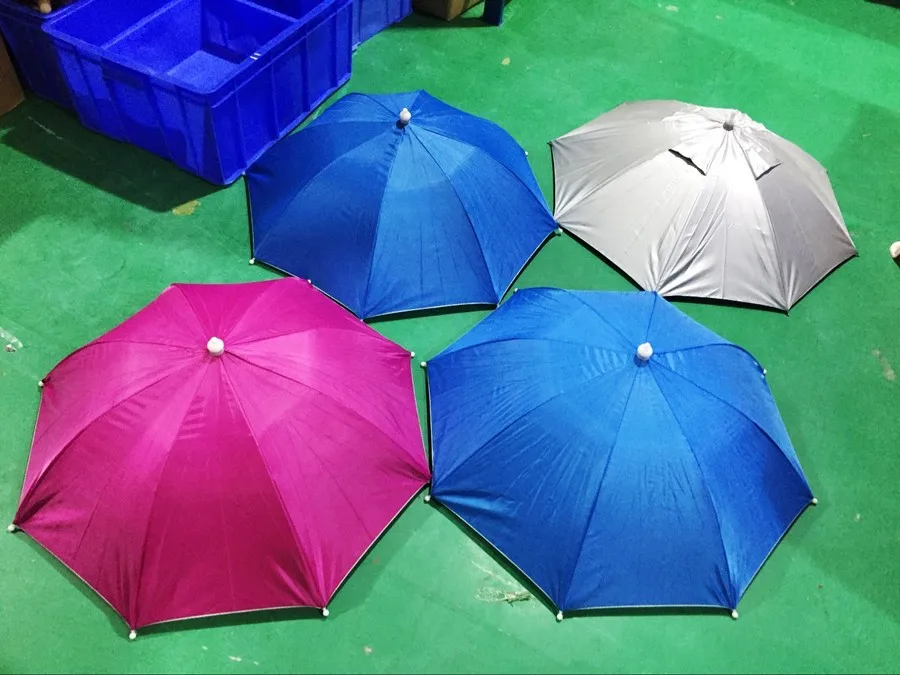 Saim рыбалка зонтик шляпа Открытый Велоспорт Пешие прогулки Кемпинг головной Зонт Регулируемая дождевая шапка-зонтик камуфляж Зонты шапки