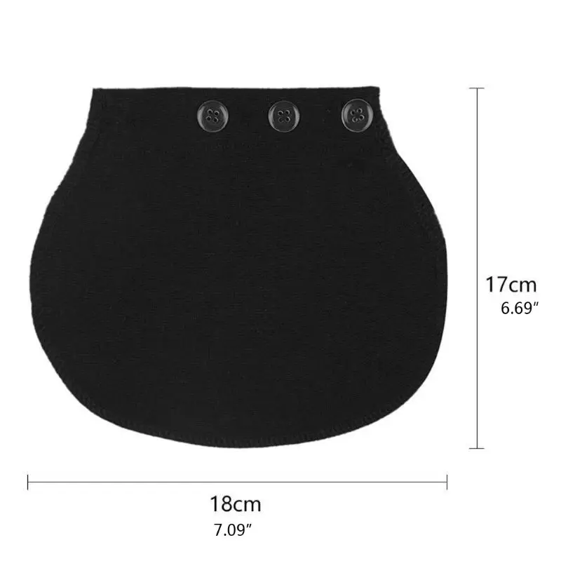 Maternity waistband Maternity Pregnancy Waistband Belt Soft Adjustable Elastic Pants Lengthening Waist Extenders Button Mother Loose Pants Belt