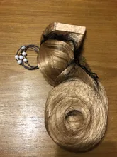 NICESY-Cola de Caballo largo ondulado marrón para mujer, extensión sintética, envoltura de cabello alrededor de poni de 22 pulgadas, 100g, Blanco/negro