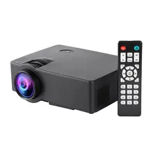 E08 ЖК-проектор с тем же экраном для домашнего кинотеатра, портативные проекторы HDMI/USB/AV/TF/VGA 1000:1 30-120 дюймов 50 Вт