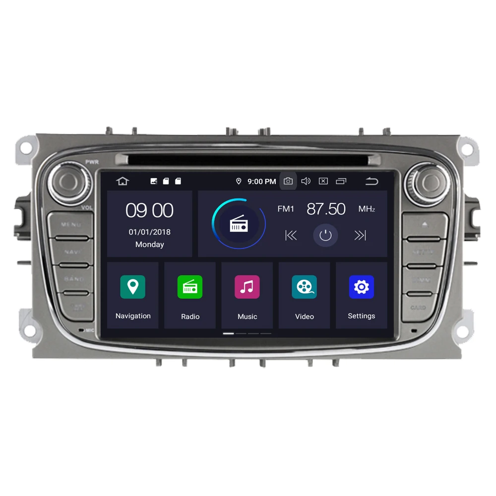 RoverOne для Ford Focus 2 Mondeo Kuga S max C MK2 Android 10 0 сенсорный экран автомобильный DVD GPS навигация